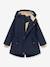 Veste d'hiver avec doublure polaire MATVIKANIA fille MINI A TURE bleu foncé+prune 2 - vertbaudet enfant 