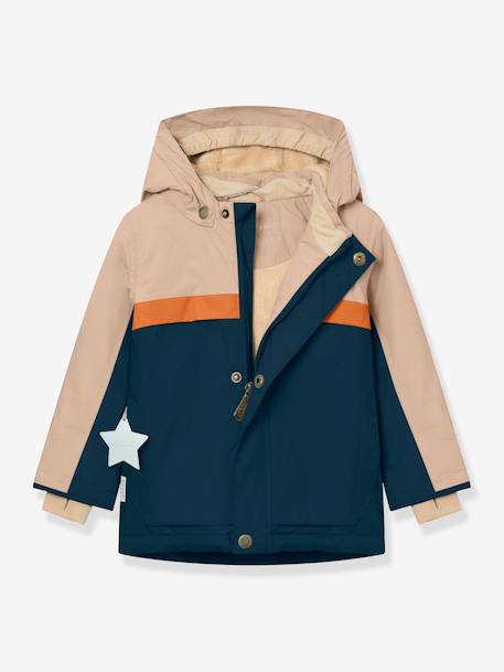 Anorak d'hiver avec doublure polaire MATWALDO enfants MINI A TURE bleu foncé 2 - vertbaudet enfant 