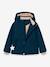 Veste d'hiver avec doublure polaire MATBRIDDINE fille MINI A TURE bleu foncé+rose poudré 2 - vertbaudet enfant 