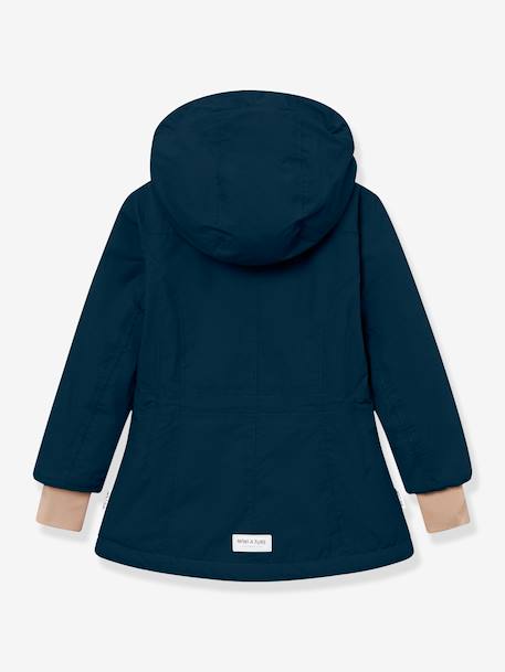 Veste d'hiver MATVELAJA fille MINI A TURE bleu foncé+prune 3 - vertbaudet enfant 