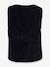 Gilet en fourrure tissée Happy Girls Filles noir 2 - vertbaudet enfant 