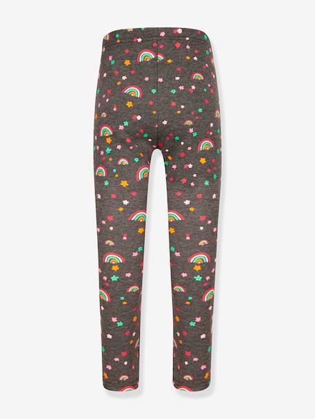 Leggings thermiques Happy Girls filles arc-en-ciel anthracite 2 - vertbaudet enfant 