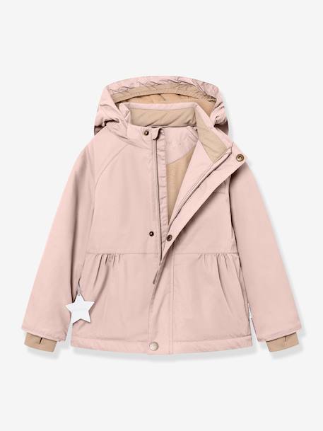 Veste d'hiver avec doublure polaire MATBRIDDINE fille MINI A TURE bleu foncé+rose poudré 5 - vertbaudet enfant 