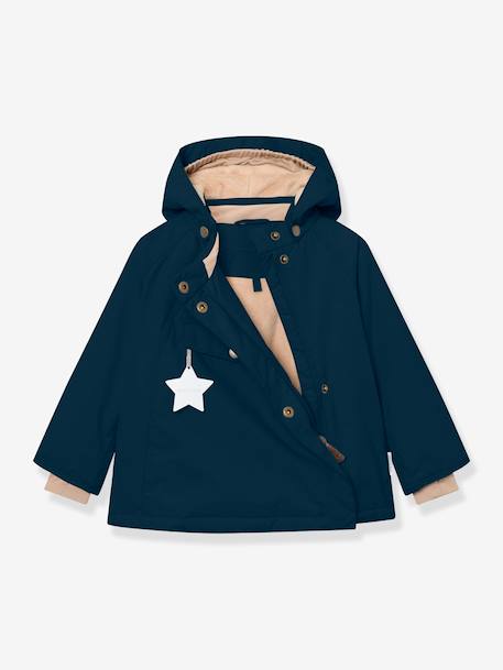 Veste d'hiver avec doublure polaire MATWANG enfants MINI A TURE bleu foncé+rose poudré+vert sauge 2 - vertbaudet enfant 