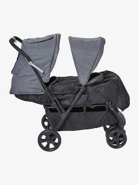 Poussette double  Duocity2 gris 4 - vertbaudet enfant 