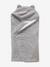 Plaid bébé à capuche en microfibre, doublé polaire gris 2 - vertbaudet enfant 
