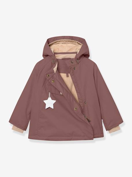 Veste d'hiver avec doublure polaire MATWANG enfants MINI A TURE bleu foncé+bordeaux+marron+prune+rose poudré+vert sauge 18 - vertbaudet enfant 