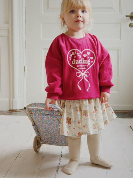 Chariot de courses rose+rouge 3 - vertbaudet enfant 