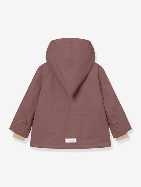 Veste d'hiver avec doublure polaire MATWANG enfants MINI A TURE bleu foncé+bordeaux+marron+prune+rose poudré+vert sauge 19 - vertbaudet enfant 
