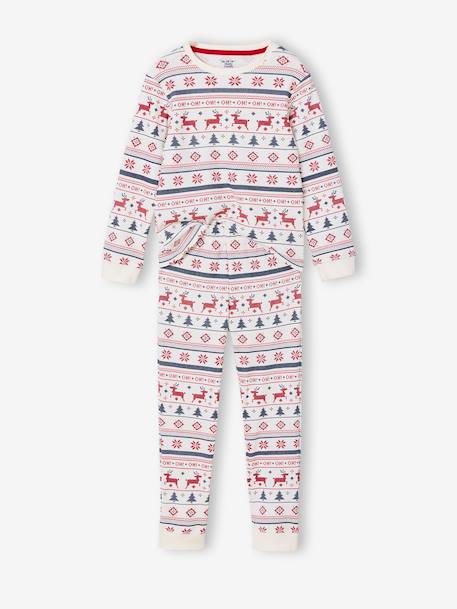 Pyjama mixte Noël 2 pièces capsule famille bleu nuit 4 - vertbaudet enfant 