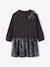 Robe fille noël à sequins effet 2 en 1 anthracite 1 - vertbaudet enfant 