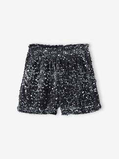 -Short fille noël à sequins 