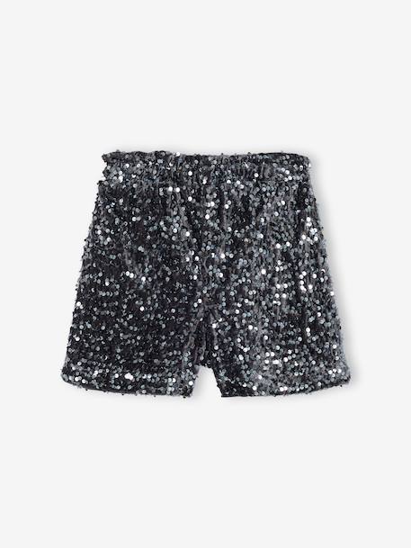 Short fille noël à sequins argent 2 - vertbaudet enfant 