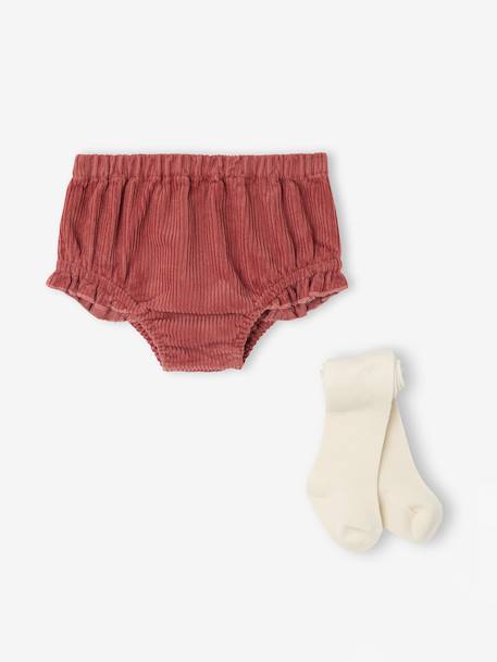 Ensemble naissance bloomer + collants tomette 3 - vertbaudet enfant 