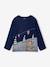 Tee-shirt garçon noël motif ludique marine+vert sapin 1 - vertbaudet enfant 