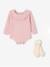 Ensemble naissance barboteuse en tricot et collants mauve 6 - vertbaudet enfant 