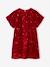 Robe fille en velours et sequins rouge 3 - vertbaudet enfant 