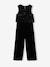 Combinaison fille bi-matière sequins et velours noir 4 - vertbaudet enfant 