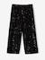 Pantalon fille noël large à sequins noir 2 - vertbaudet enfant 