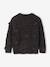 Pull fille noël à torsades et noeuds anthracite 1 - vertbaudet enfant 