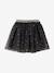 Jupe fille noël tulle étoilé anthracite 2 - vertbaudet enfant 
