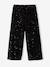 Pantalon fille noël large à sequins noir 1 - vertbaudet enfant 