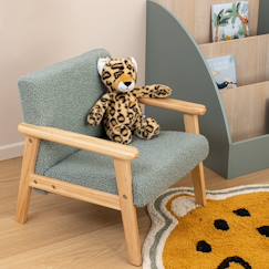 -Fauteuil enfant en bouclette - basile