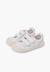 Baskets en cuir tennis barefoot Blanc+Bleu denim+Camel+Eucalyptus+Vieux rose 28 - vertbaudet enfant 