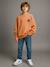 Lot 2 de sweats garçon unis col rond caramel 1 - vertbaudet enfant 