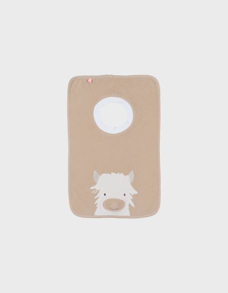 Lot de 2 bavoirs en éponge Beige 6 - vertbaudet enfant 
