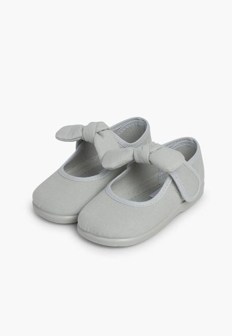 Babies en toile à scratch Blanc+Bleu marine+Écru+Gris clair+Rose+Rouge 22 - vertbaudet enfant 