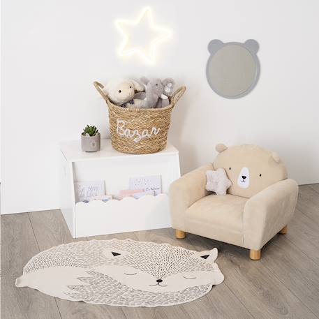 Coffre à jouets et bibliothèque enfant Blanc 4 - vertbaudet enfant 