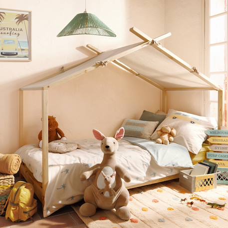 Lit tente enfant - ilan Beige 4 - vertbaudet enfant 