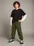 Pantalon garçon oversize en molleton kaki 2 - vertbaudet enfant 