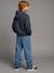 Sweat garçon à capuche oversize noir 7 - vertbaudet enfant 