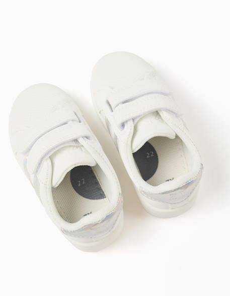 Baskets à scratch Blanc 3 - vertbaudet enfant 