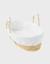 Couffin mousseline de coton bio Ecru 1 - vertbaudet enfant 