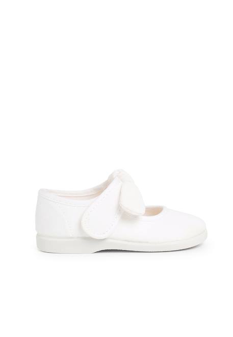 Babies en toile à scratch Blanc+Écru+Gris clair+Rouge 1 - vertbaudet enfant 
