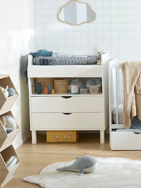 Commode à langer LIGNE HOLIDAYS blanc 2 - vertbaudet enfant 