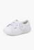 Baskets cuir lavable lacets élastiques Blanc+Bleu marine+Marron 2 - vertbaudet enfant 