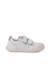 Baskets en cuir tennis barefoot Blanc+Bleu denim+Camel+Eucalyptus+Vieux rose 25 - vertbaudet enfant 