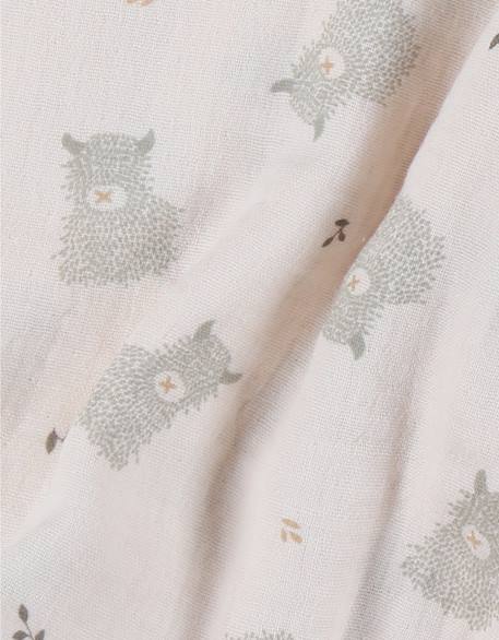 Lot de 2 langes en gaze de coton bio 100x100cm Vert 4 - vertbaudet enfant 