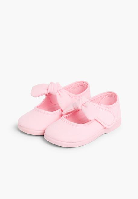 Babies en toile à scratch Bleu marine+Écru+Gris clair+Rose+Rouge 21 - vertbaudet enfant 