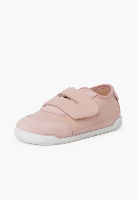 Baskets barefoot combinées semelle blanche Blanc+Gris+Rose 14 - vertbaudet enfant 