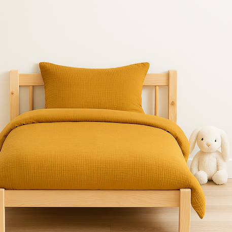 Housse de couette en coton bio Blanc+Fraise+Honey+Rose+Vert+Vichy 15 - vertbaudet enfant 