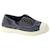 Tennis  velours  à lacets Marine 1 - vertbaudet enfant 