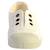 Tennis  velours  à lacets Blanc 4 - vertbaudet enfant 