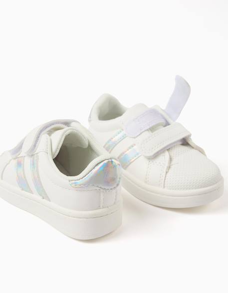 Baskets à scratch Blanc 4 - vertbaudet enfant 