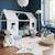 Fauteuil enfant en tissu bouclette - sky Blanc 4 - vertbaudet enfant 