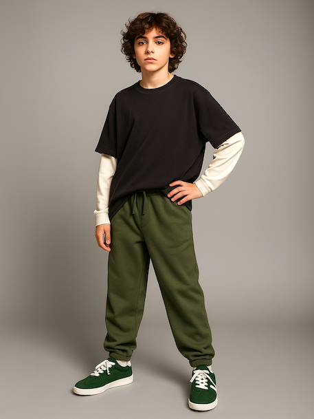 T-shirt garçon effet 2 en 1 anthracite 5 - vertbaudet enfant 